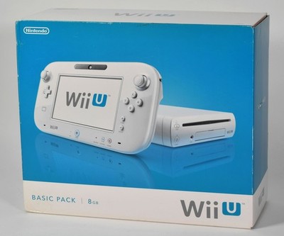 Nintendo Wii U Konsole,Basic Pack 8GB,Weiß,OVP,UK PAL,neu