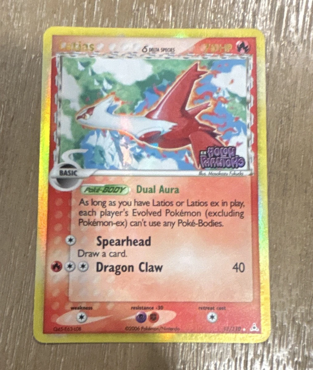 Holo Pokémon TCG EX Delta Species Rare Individual Collectible Card