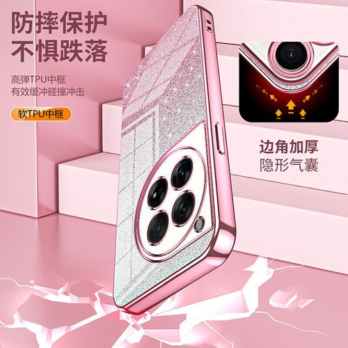 For OnePlus , Phone Case Bling Glitter Plating Soft TPU Clear Cover Shockproof - 第 7/15 張圖片