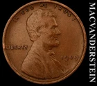 1909 VDB Lincoln Wheat Cent- Extra Fine Better Date- No Reserve #K458