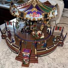 Mr Christmas Holiday Around The Carousel Animated Musical 30 Songs Complete 2001