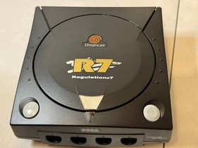 SEGA Dreamcast R7 HKT-3000 Console Complete Set Black Tested Used Good Condition