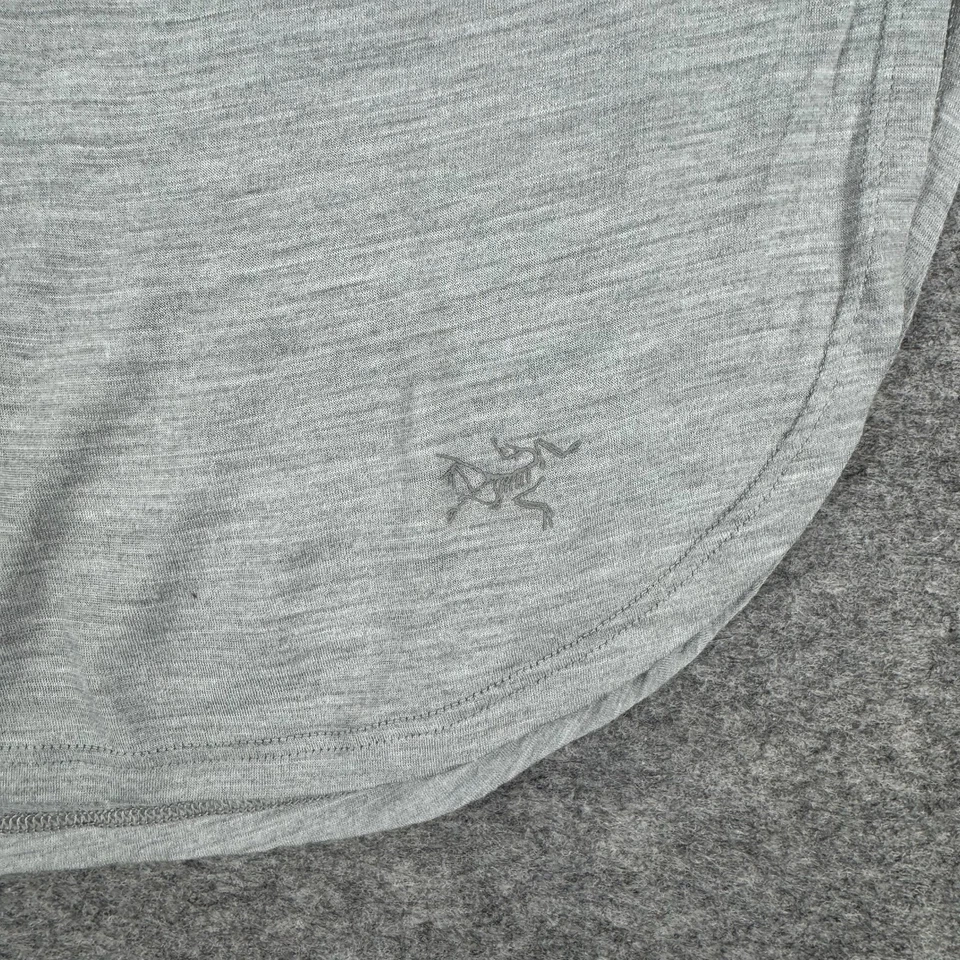 Camisa Top ARC'TERYX Joni Manga 3/4 Gris Mujer Mediana M * Foto 4 de 4