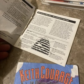 Keith Courage in Alpha Zones (Turbografx-16, 1989) Manual Booklets ONLY