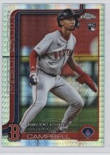 2025 Topps Chrome Update Rookie Debut Prism Refractor Kristian Campbell 18ye