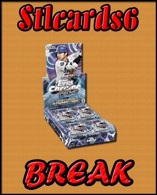 🔥Pick Your Team🔥 [#7] [1x] 2025 TOPPS COSMIC CHROME HOBBY BOX 🔥BREAK🔥