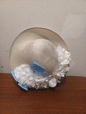 Vintage Mr. John Moderne Ladies Dress Hat - Wide Brim With Hat Storage Box