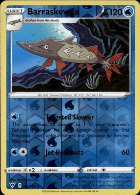 Barraskewda Rare SWSH04 SWSH04: Vivid Voltage 042/185