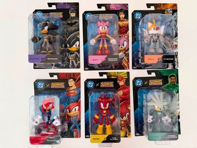 DC SONIC The Hedgehog 5'' SHADOW * SONIC * AMY * SILVER * KNUCKLES * TAILS Jakks