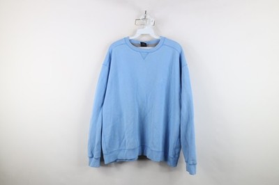 Vintage 90s Starter Mens Size XL Distressed Monochrome Sweatshirt Carolina Blue