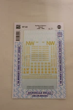 Microscale Decals HO  Norfolk & Western Diesels (1956-1982) #87-22