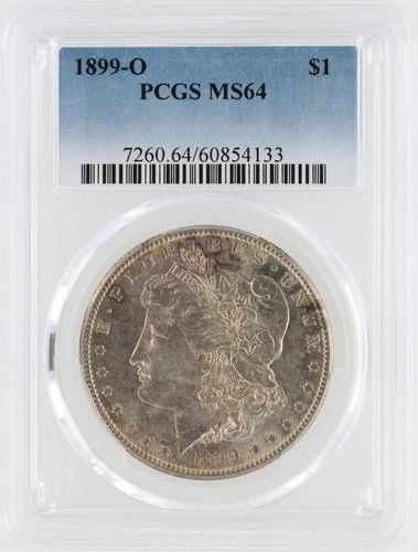 1899-O Morgan Dollar PCGS MS64 S$1 New Orleans Minted Silver Dollar No Reserve