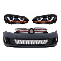 StoßStange FüR VW Golf VI 6 08–13 GTI Look Scheinwerfer LED Licht Rot GTI RHD