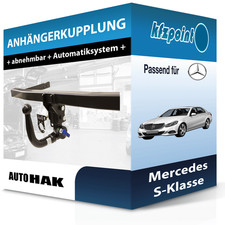 Für Mercedes S-Klasse 09.2005-12.2013 AUTO HAK Anhängerkupplung abnehmbar AHK