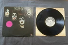 1974 KISS DEBUT PROMO WHITE LABEL CASABLANCA 9001 LP ALBUM w/ HYPE STICKER NM+