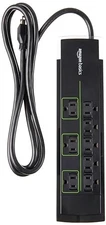 AMAZON BASICS 8-OUTLET POWER STRIP SURGE PROTECTOR 4,500 JOULE - 12FT CORD