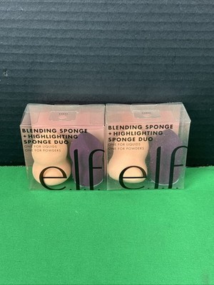 2 Pack e.l.f. Blending & Highlighting Sponge Duo