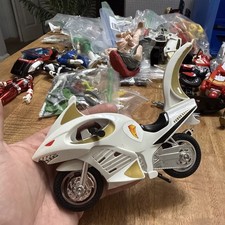 Mighty Morphin Power Rangers White Ranger's Shark Cycle Bandai 1995