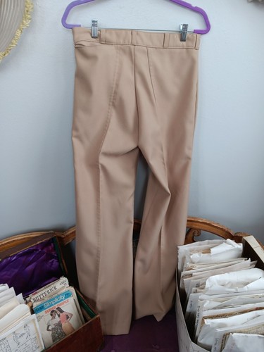 Pantaloni ranch vintage anni 70 Wrangler DEADSTOCK Wrapid Transit kaki etichette originali - Foto 3 di 4