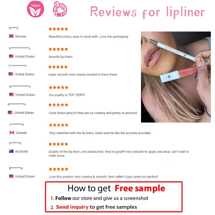 Liquid Matte Vegan Lipstick & Lip Liner Set | Custom Private Label Kit - Image 2 of 4