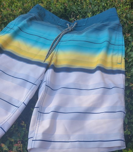 Goodfellow & Co Board Shorts Size 30 Men's 10" Deep Blue Rapido - Picture 3 of 7