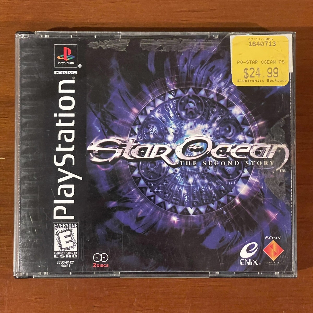 Star Ocean: The Second Story (PlayStation 1 PS1, 1999) CIB 