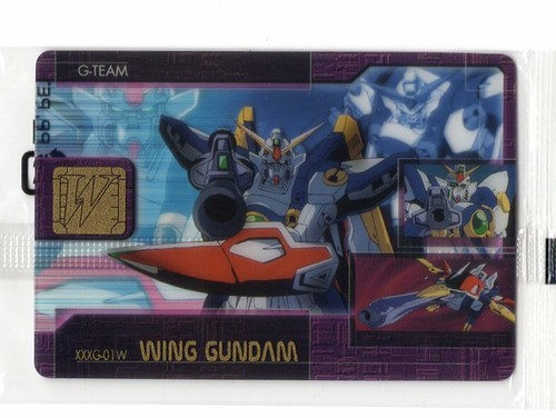 2 pcs plastic card Gundam Wing W anime Heero Yuy XXXG-01W DX07-035-152 - Picture 4 of 5