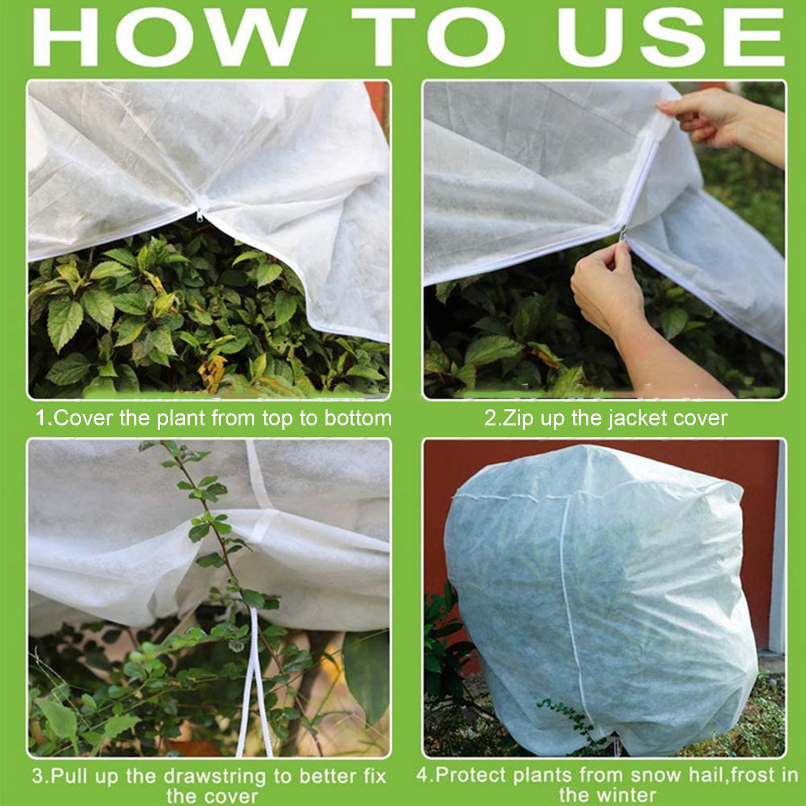 Frost Freeze Protection Bags For Plants Winter Jacket Blanket Garden