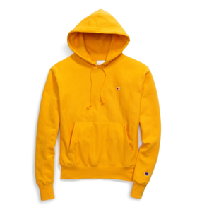 yellow gold champion hoodie