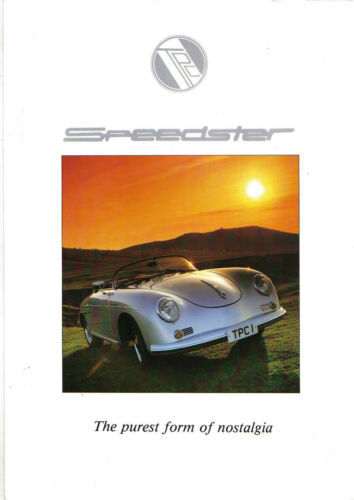 TPC Speedster 1600 Porsche 356 Replik + Preisliste da 1984 UK Verkaufsbroschüre - Bild 1 von 1