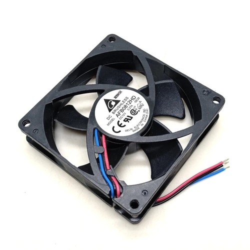 DELTA AFB0812HD 12V 0.27A 8CM 8020 3-wire double ball cooling fan - Picture 8 of 10