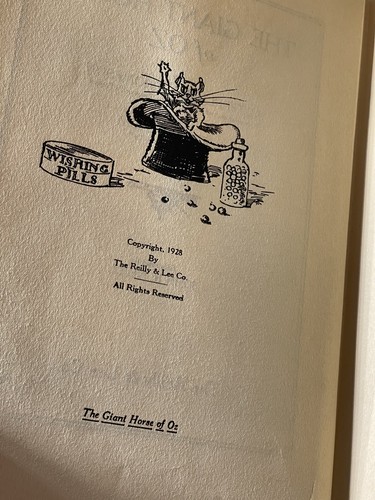 The Giant Horse of Oz Ruth Plumly Thompson 1928 Color Pages Vintage HC #BL09 - Picture 9 of 23