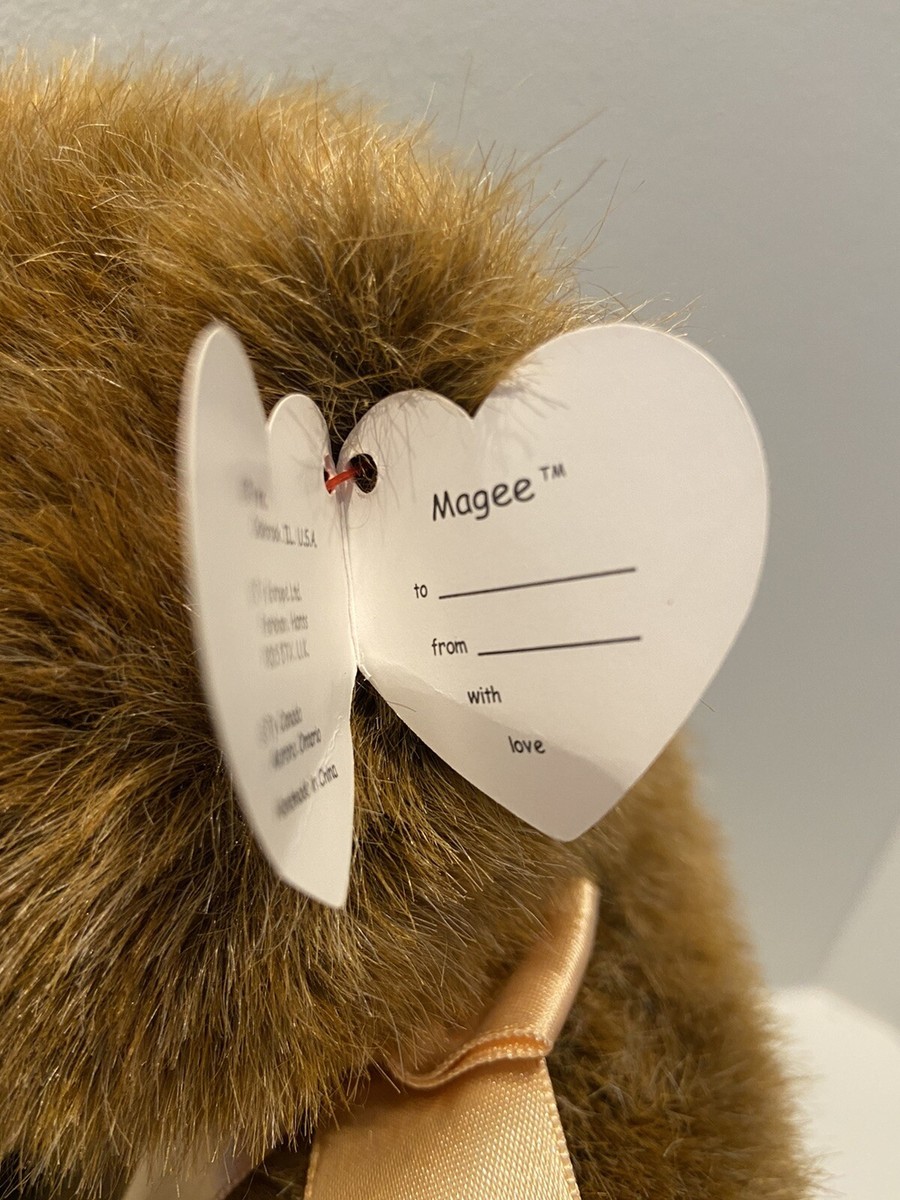 TY Magee Plush Brown Bear, 1998 | eBay