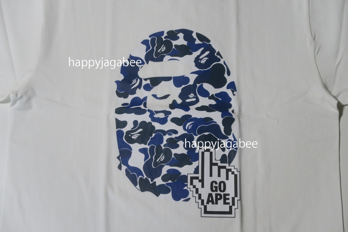 A BATHING APE Men's BAPE CAMO GO APE POINTER BIG APE HEAD