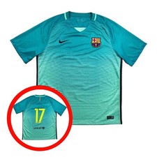 Camiseta de Fútbol Tercera Nike Barcelona FC 2016/17 XL Jugador España Camiseta de Fútbol