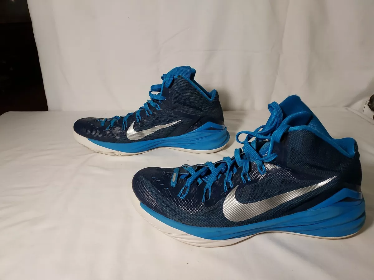NIKE 653484 403 Hyperdunk Blue White Basketball Shoes size 11.5