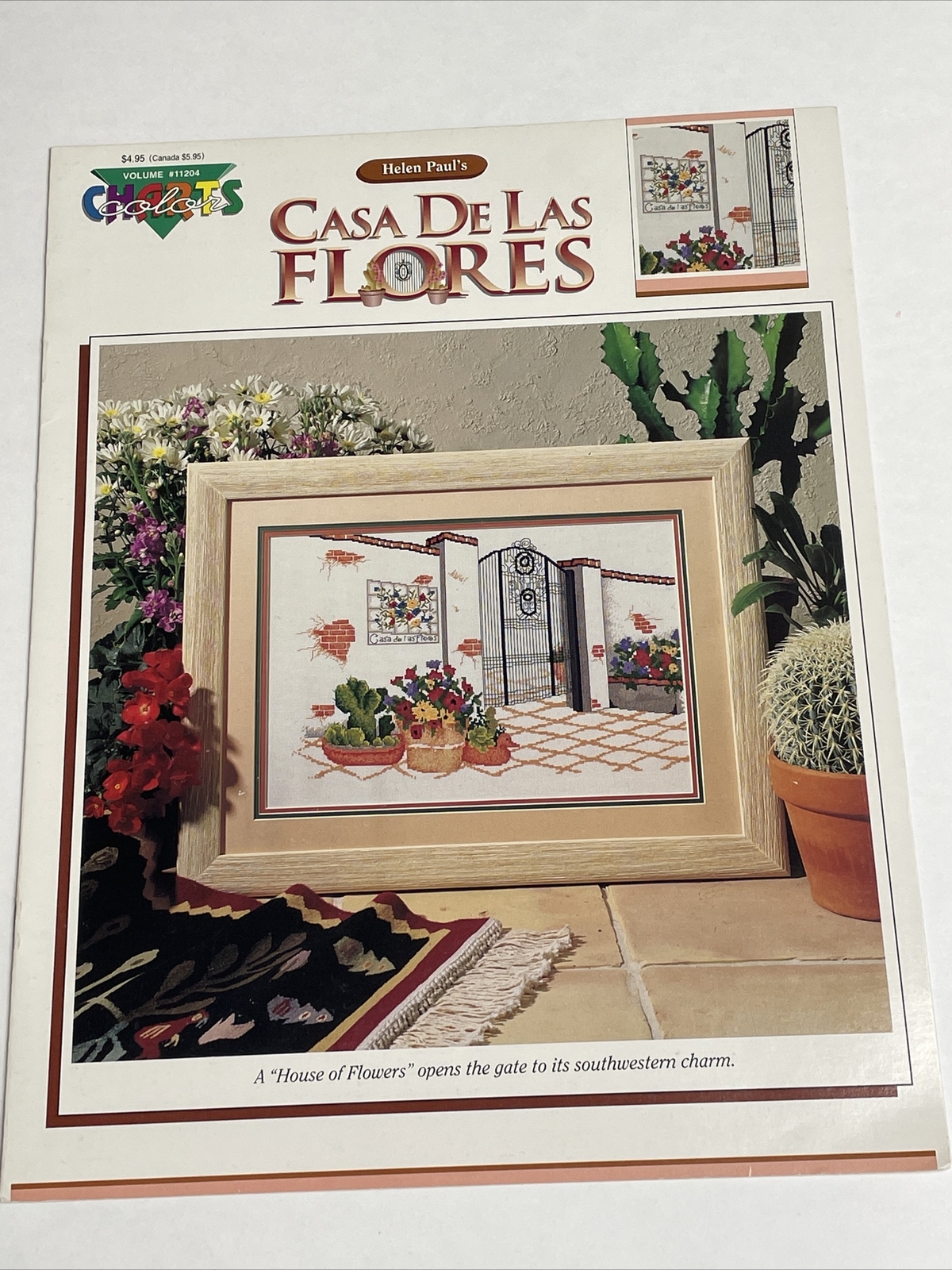 Tablas de colores Casa De Las Flores Casa de las Flores Helen Paul patrón punto de cruz