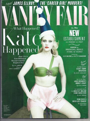 Vanity Fair Magazine, Nov. 2017 ft. Kate McKinnon, Peter Thiel, Chadwick Boseman