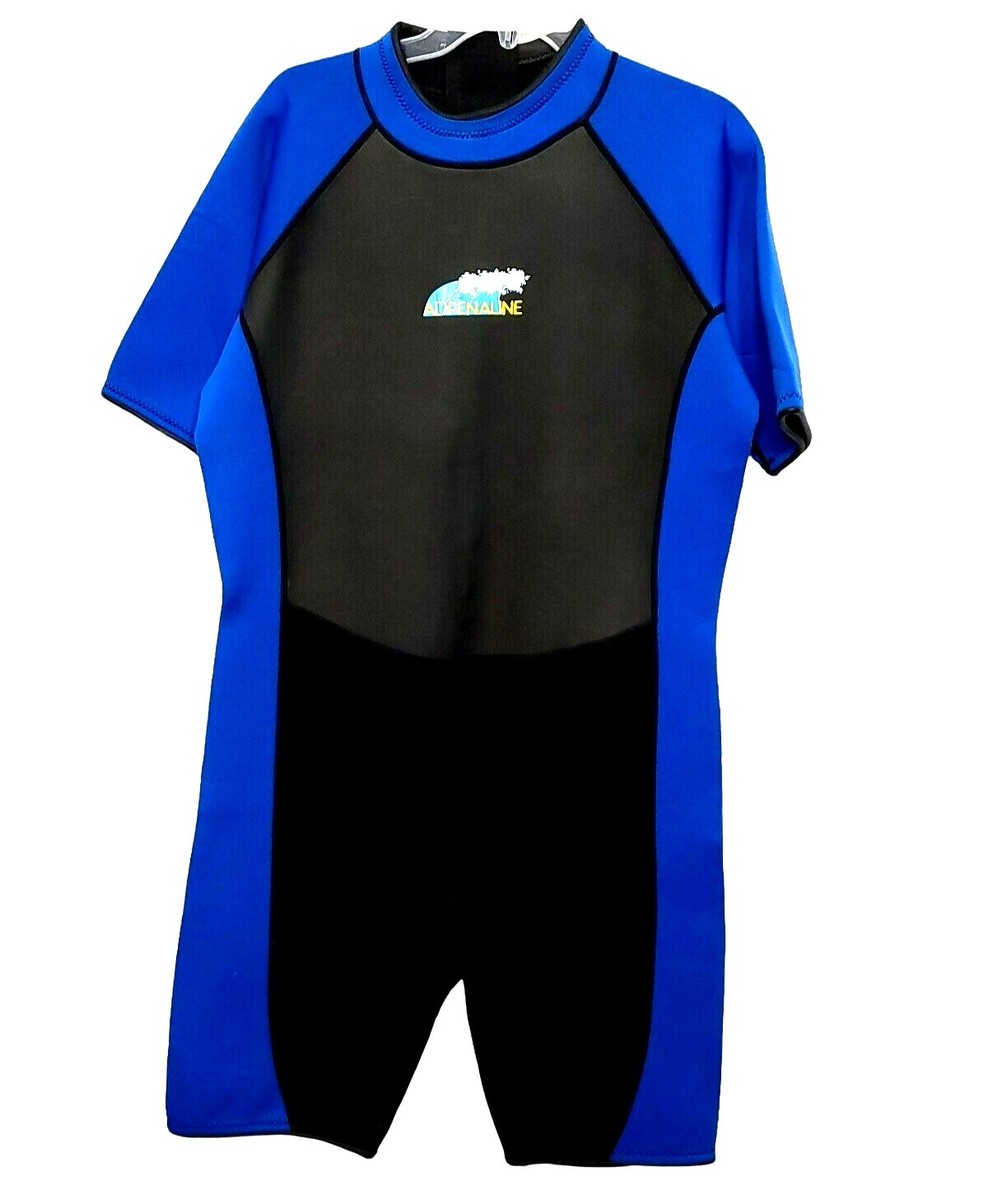 Adrenaline Wetsuit Surfing Suit XXL Black And Blue Mens - NEW with