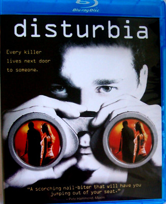 Disturbia - A Scorching Nail-Biting Thriller (Blu-ray, 2013, LN) Shia LaBeouf