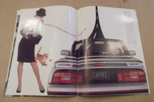 Mercury Capri 1991 color concesionario folleto de ventas ~ L@@K ~ 1991 - Imagen 6 de 8