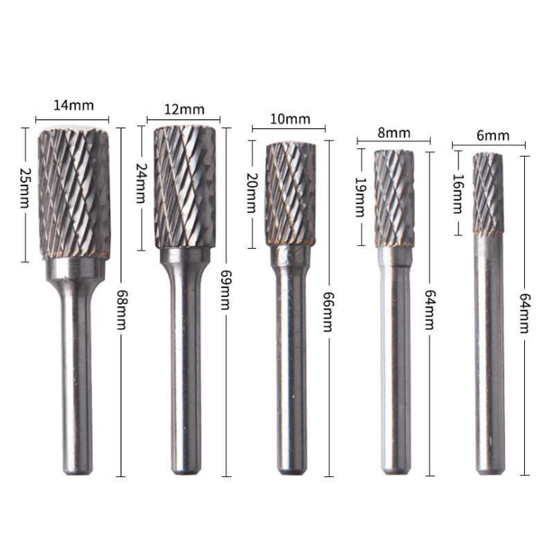 6-teiliges Frässtift Set Für Schmuck & Holzarbeiten - Präzisionsfräser Mit 3/32" Schaft