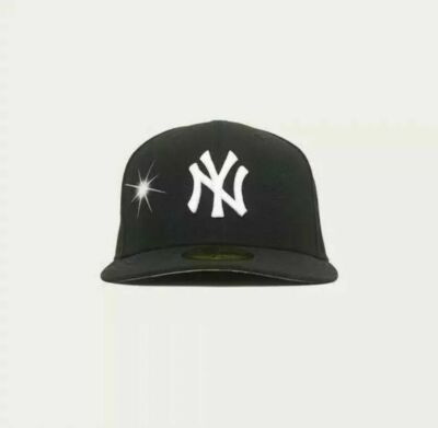 7 1/8 Ay El Ay En New York Yankees Black AirBrush New Era 59Fifty