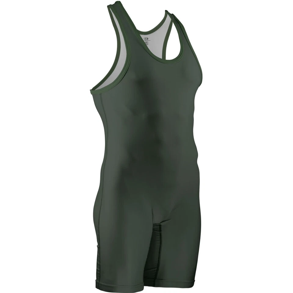Cliff Keen Relentless Wrestling Singlet - Dark Green