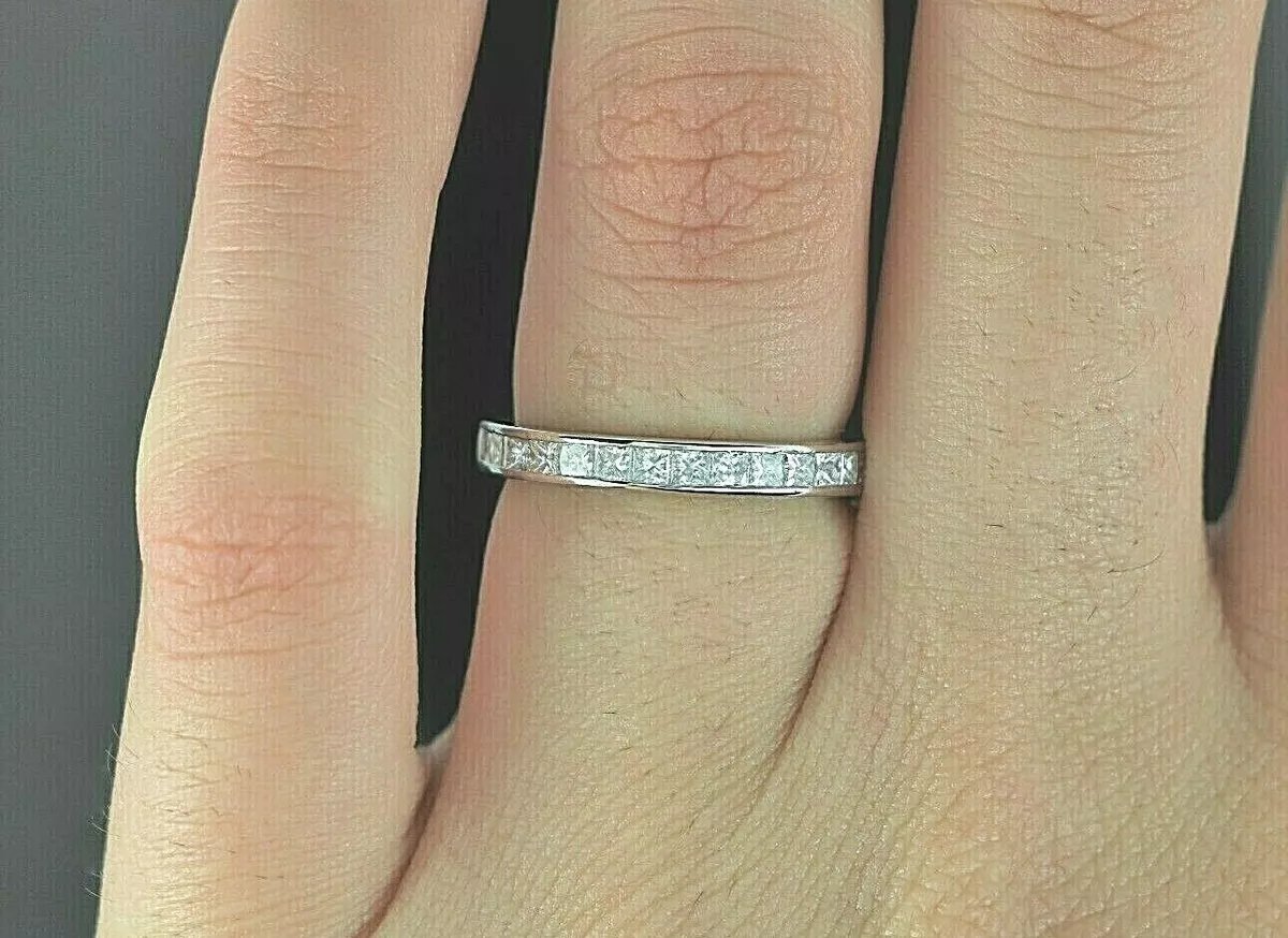 Channel Set Diamond Band Ring