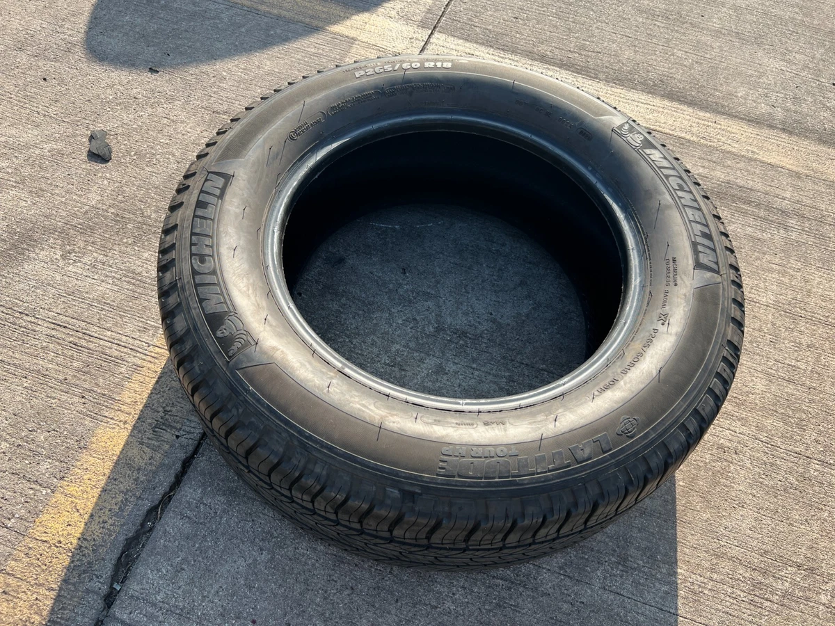 (1) 265/60/18 Michelin Latitude Tour HP 265/60r18 tire SPARE