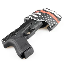 OWB Holster for INFORCE APLc COMPACT - 50+ Gun Models - USA GRUNGE RED LINE