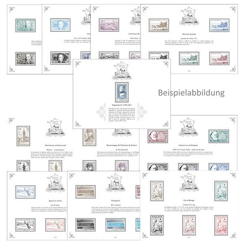 FRANCE - 2021 BLOCK 515-25 STAMP HERITAGE PATRIMOINE DE FRANCE EN TIMBRES