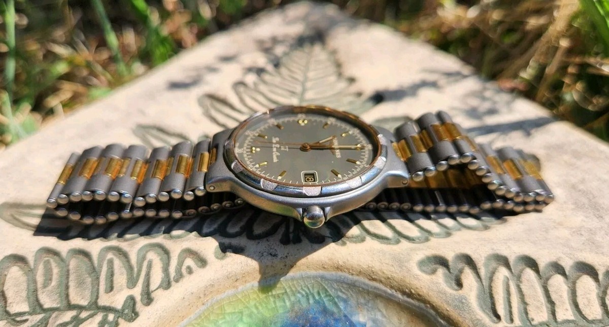 Longines Conquest Titanium Time Zone RARE Gunmetal Dial 33mm Longines Conquest Titanium Time Zone RARE Gunmetal Dial 33mm