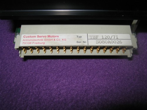 TBF120/7I Servo card, Bregenhorn-Butow, MTS, Custom Servo Motors - Picture 4 of 4